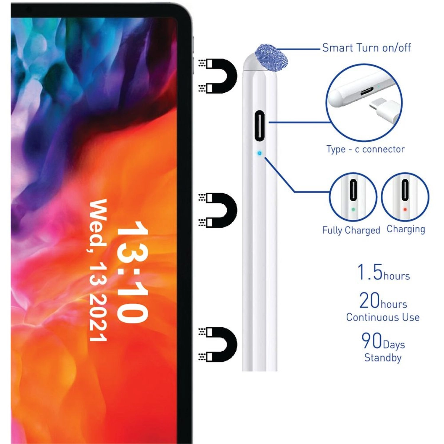 Universal Magnetic Stylus Pen