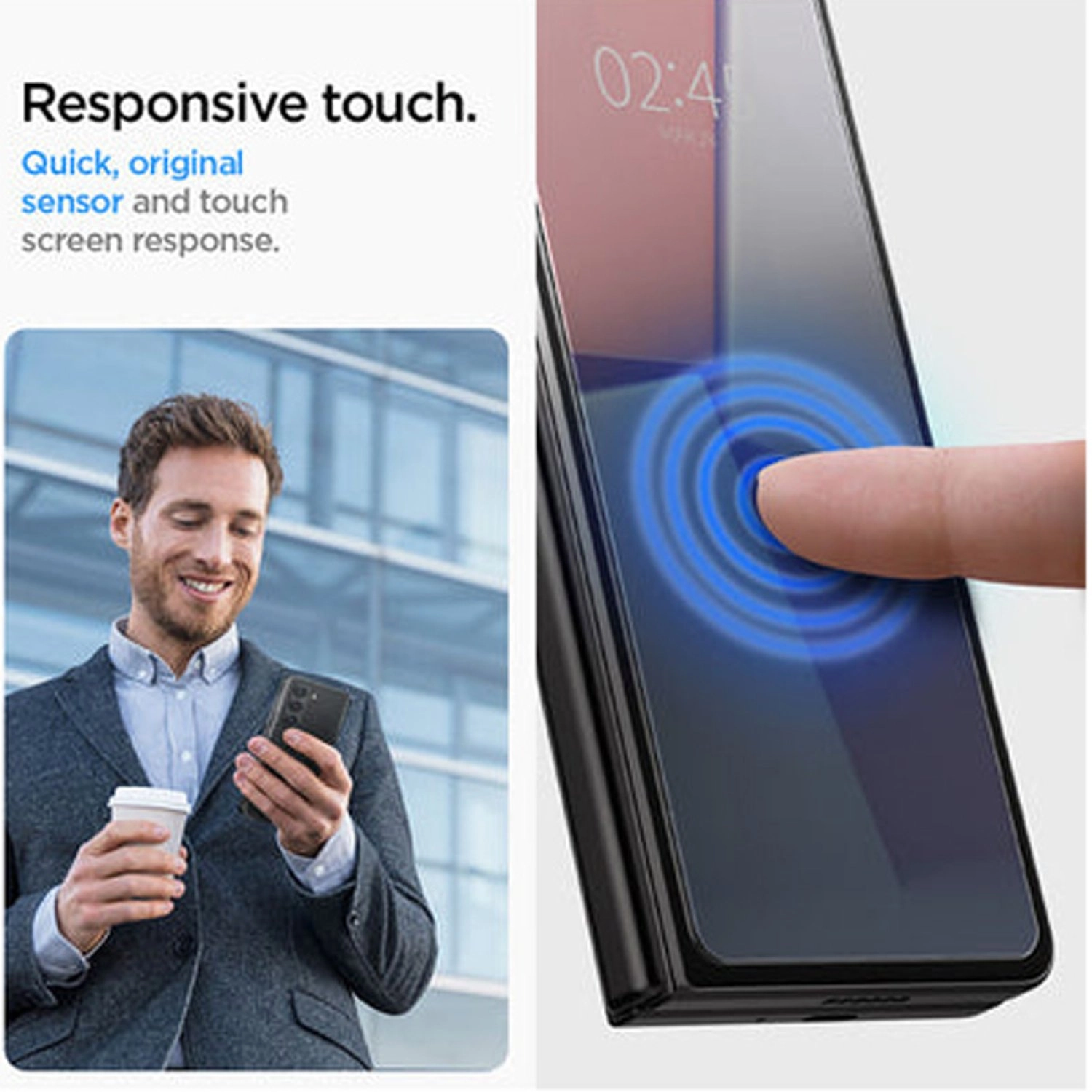 GLAStR EZ-Fit - Screen Protector Samsung Galaxy Z Fold5 2 Pack