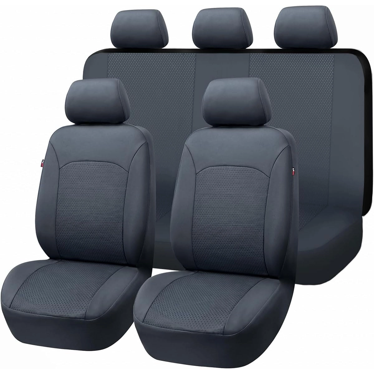 Ningbo Qiyang International Trade Co.,Ltd Car Seat Covers - Universal Fit Polyester Front Seats + Rear Bench