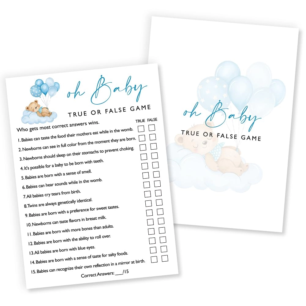 Oh Baby True or False - 18 years and up 25