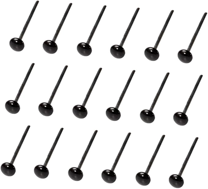 DOITOOL Animal Eyes - Black 200 Pairs Size 11