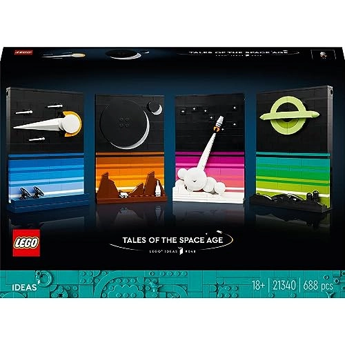 LEGO Ideas Tales of the Space Age Wall Art (21340)