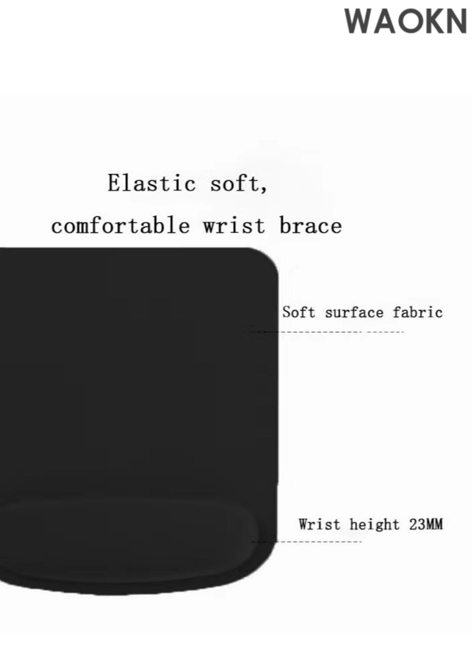 Wrist Rest Memory Foam Ergonomic Mouse Pad