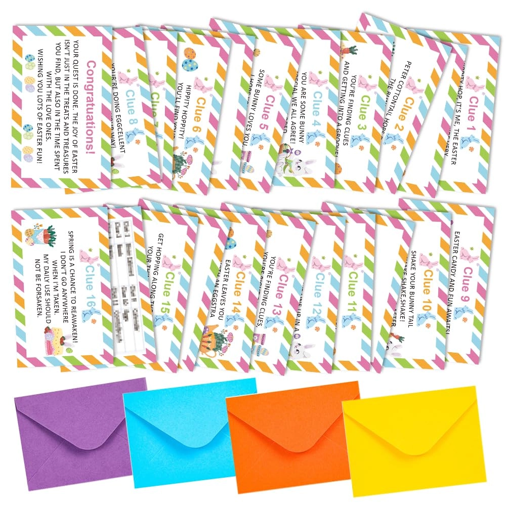 UHADRE Easter Hunt Game - 15 years and up 22 pieces