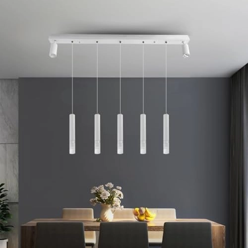 Crystal Chandelier - 5 Drops 40W Black