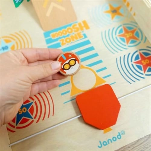Retro Wooden Paddles Game - 6 years and up 4 pieces