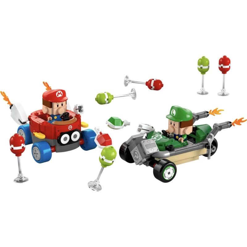 Super Mario Mario Kart Baby Mario vs. Baby Luigi (72034)