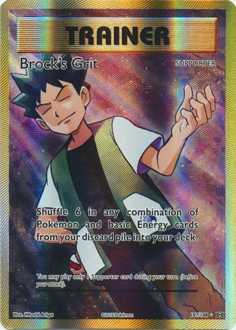 Pokémon Brock's Grit 107/108 - XY Evolutions
