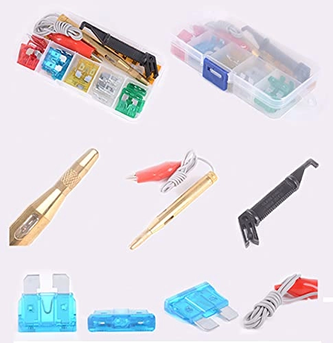 Circuit Tester Pen - 6-24V + Automotive Blade Fuse - 2A-35A + Fuse puler