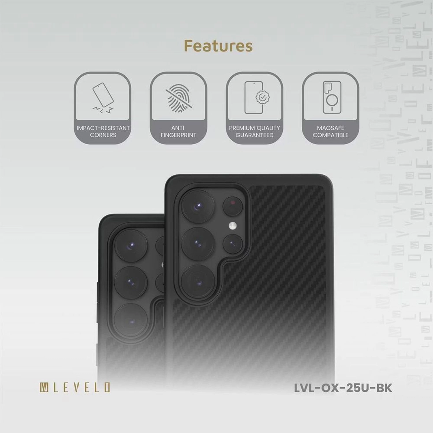 Ox Carbon Case with MagSafe for Samsung Galaxy S25 Ultra