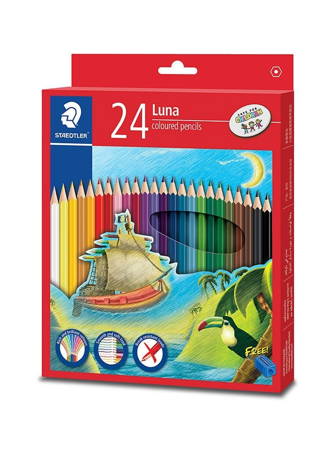 Luna Coloured Pencils - 24 Pcs