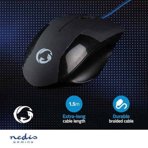 GMWD110BK Gaming Mouse - Wired