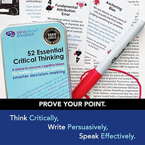 52 Essential Critical Thinking - 8 years and up 52 pieces