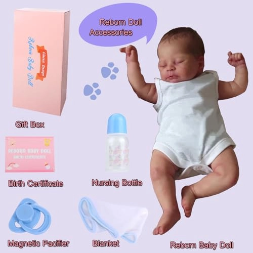 Reborn baby doll - 20 inches Closed eyes