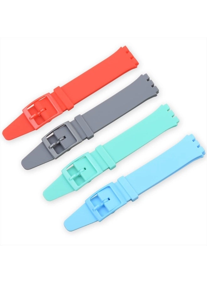 17mm Silicone Watch Band for Swatch