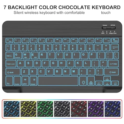 Keyboard Case with Pencil Holder for iPad 9th generation 10.2-inch