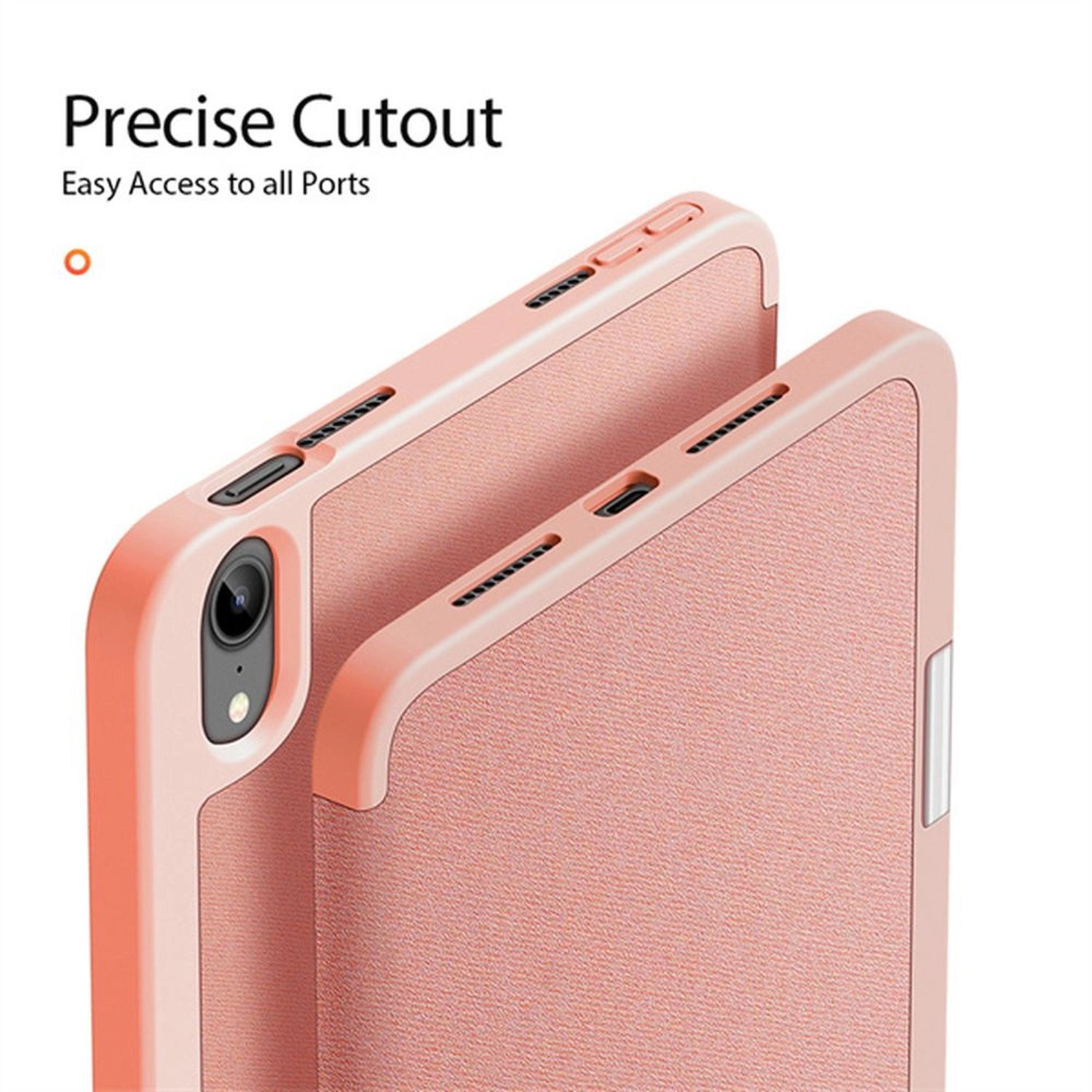 Stand Case with Screen Protector for iPad Mini 8.3-inch