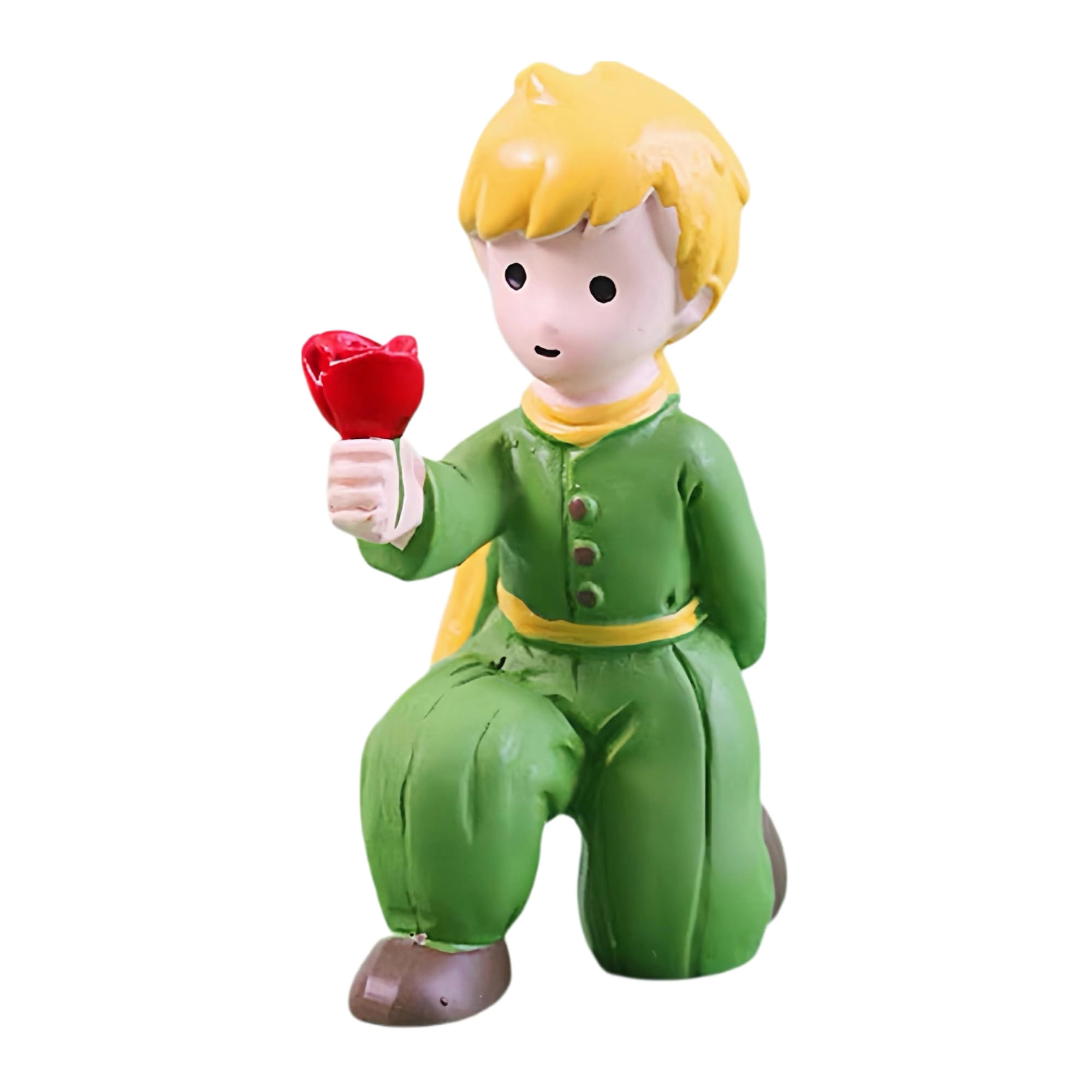 ituble Prince with Rose Statues - 6.1 cm (6.1 cm) (B0FP2ZWYNB)