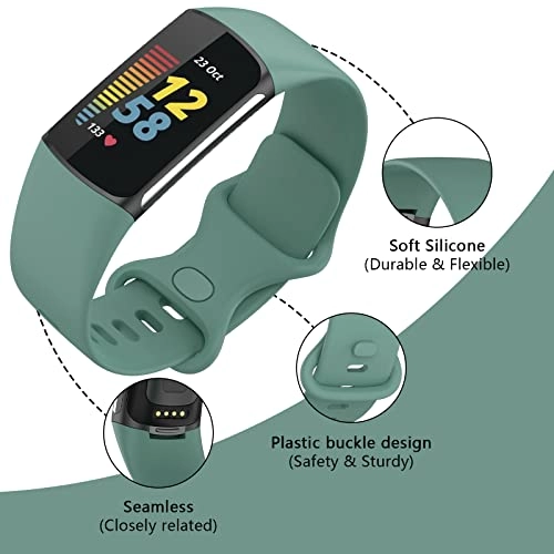 Silicone Watch Band for Fitbit Charge 5