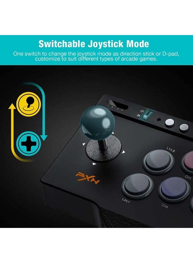 Arcade Joystick Game Controller - Black PC/PS3/PS4/X-ONE