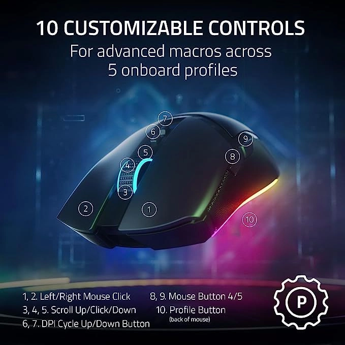 Customizable Gaming Mouse - Wireless