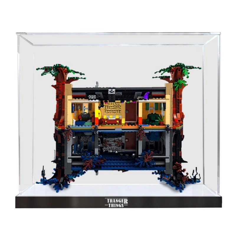 HCAEIOFJ Display Case for LEGO Stranger Things Reverse World 75810 - Acrylic