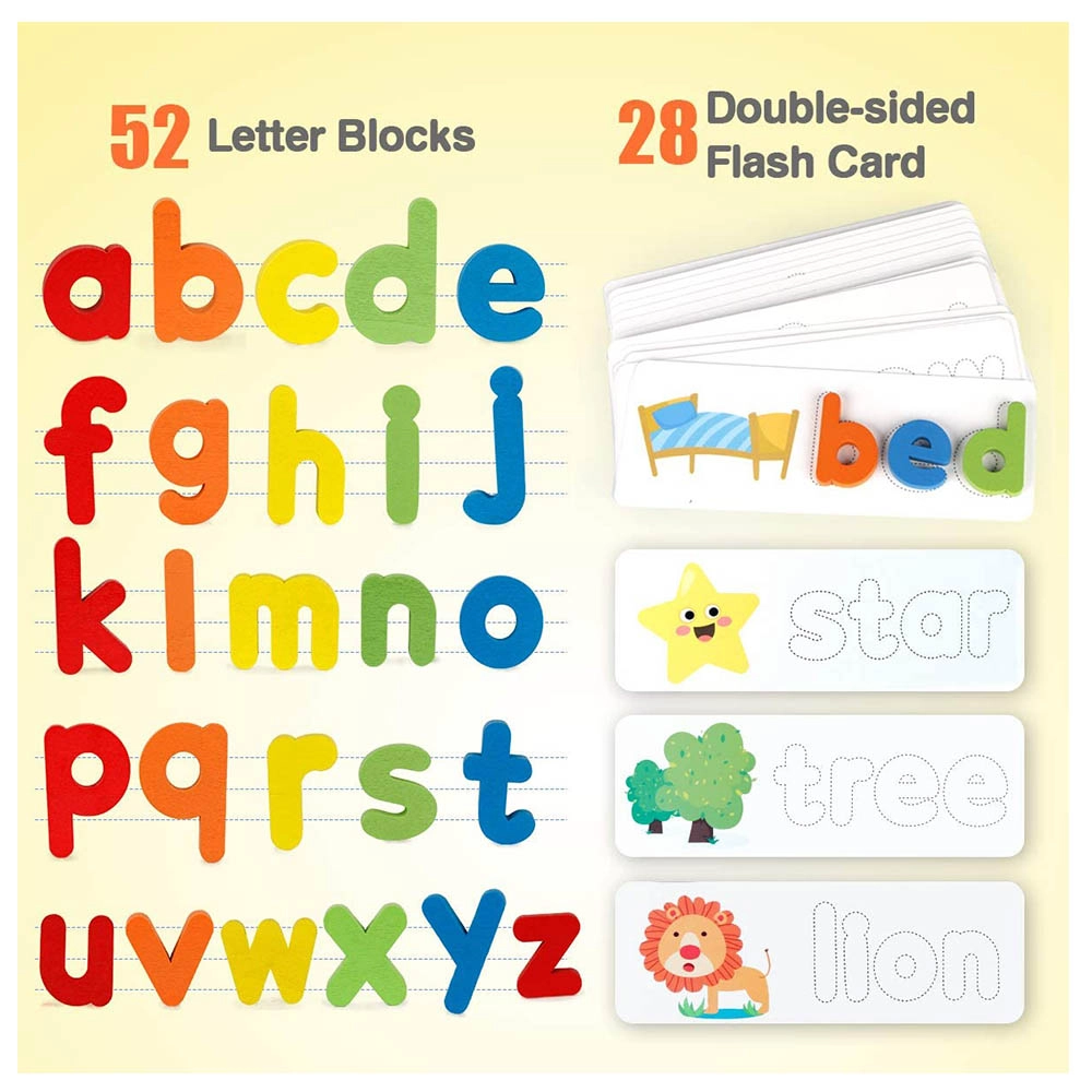 Alphabet Word Forming Learning Set - Suitable for 3 years & above 111pcs