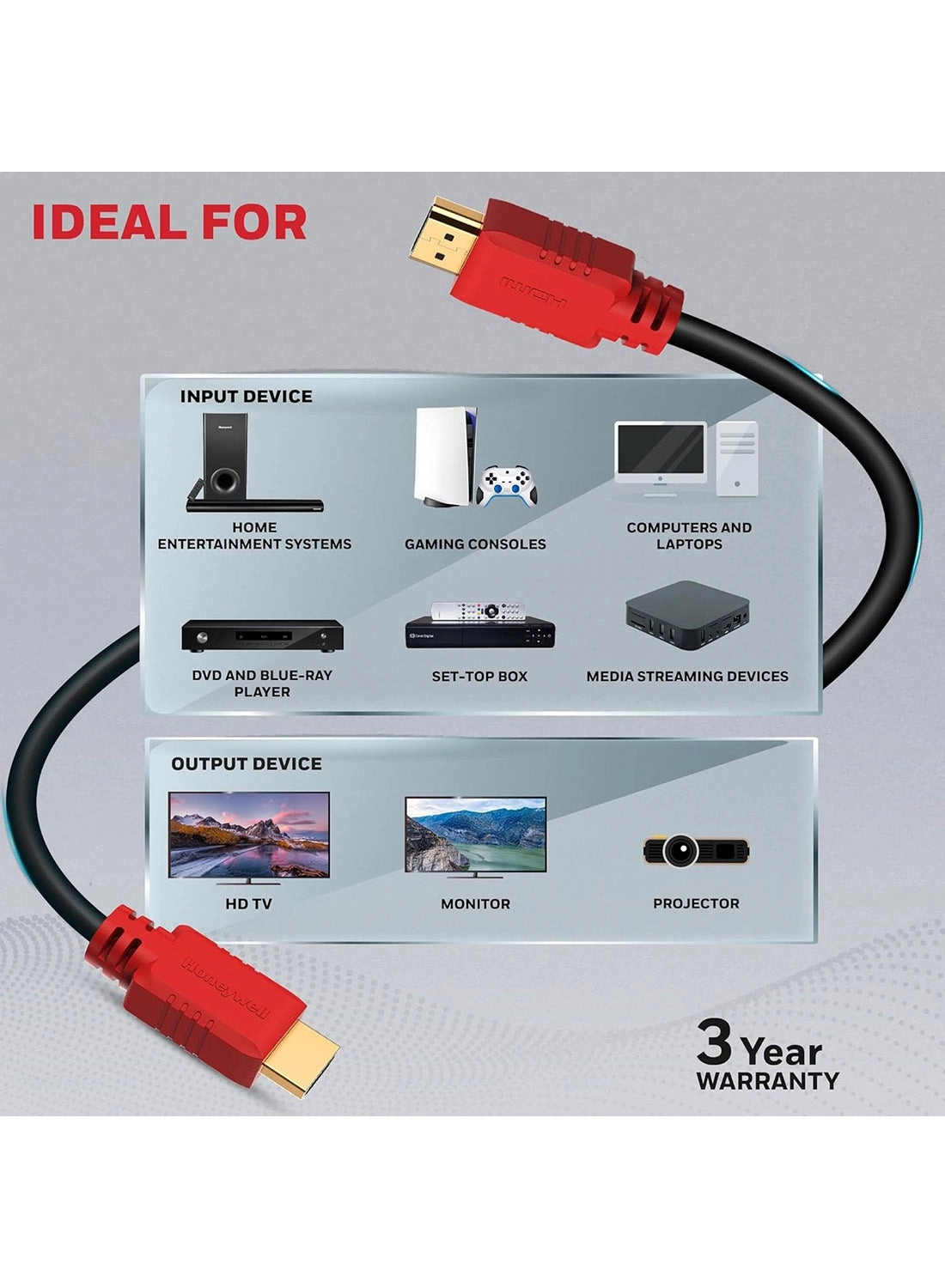 4K HDMI Cable 2m with Ethernet