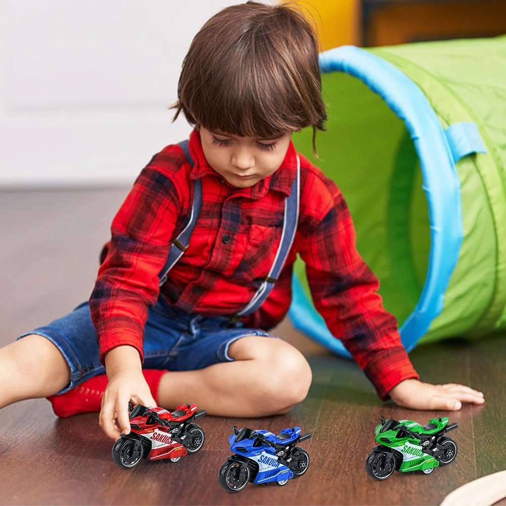 Toy Motorcycle - 1:18 3pcs
