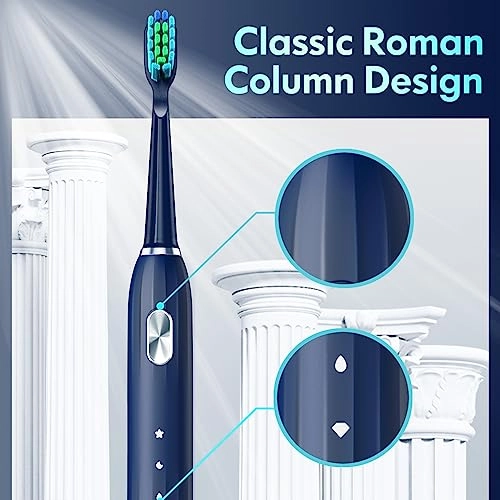 Sonic Toothbrush - 5 Cleaning Modes 9 Brush Heads