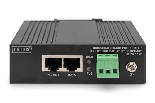 Gigabit Ethernet PoE Injector - 85W IEEE802.3af IEEE802.3at IEEE802.3bt 10/100/1000 Mbps