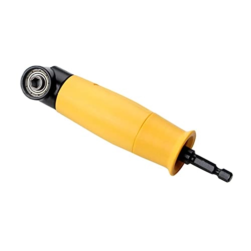 90 Degree Right Angle Electric Drill Angle - 155x32mm Yellow