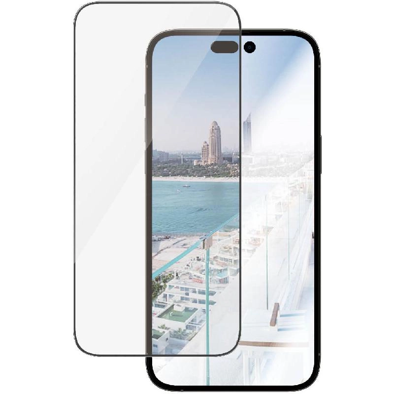 Ultra Wide Fit Clear Tempered Glass Screen Protector for iPhone 16 Plus