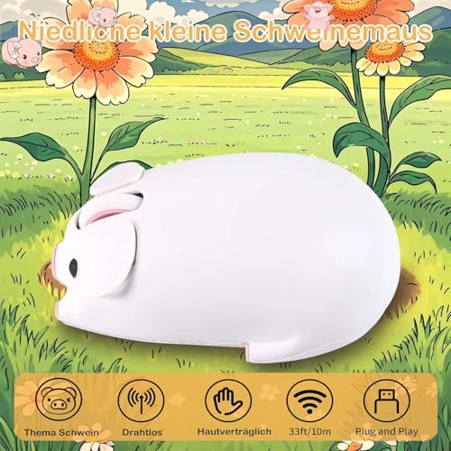 Pig Shape Mouse - Wireless
