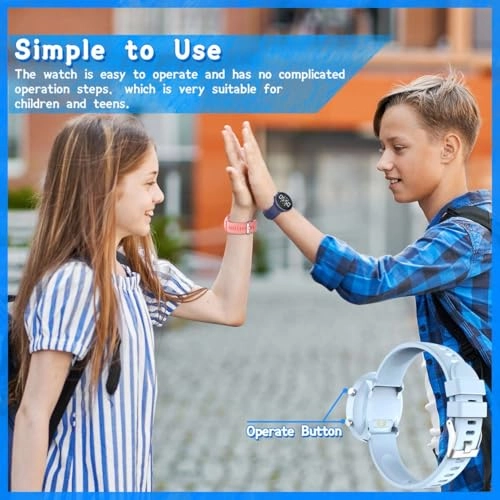 Kids Digital Fitness Tracker Watch - IP67 waterproof Pedometer