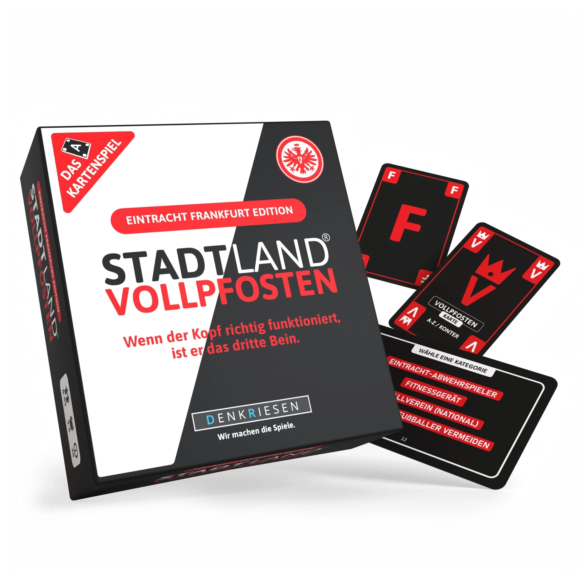 Denkriesen Stadt Land VOLLPFOSTEN: Eintracht Frankfurt Edition - Card Game (German)