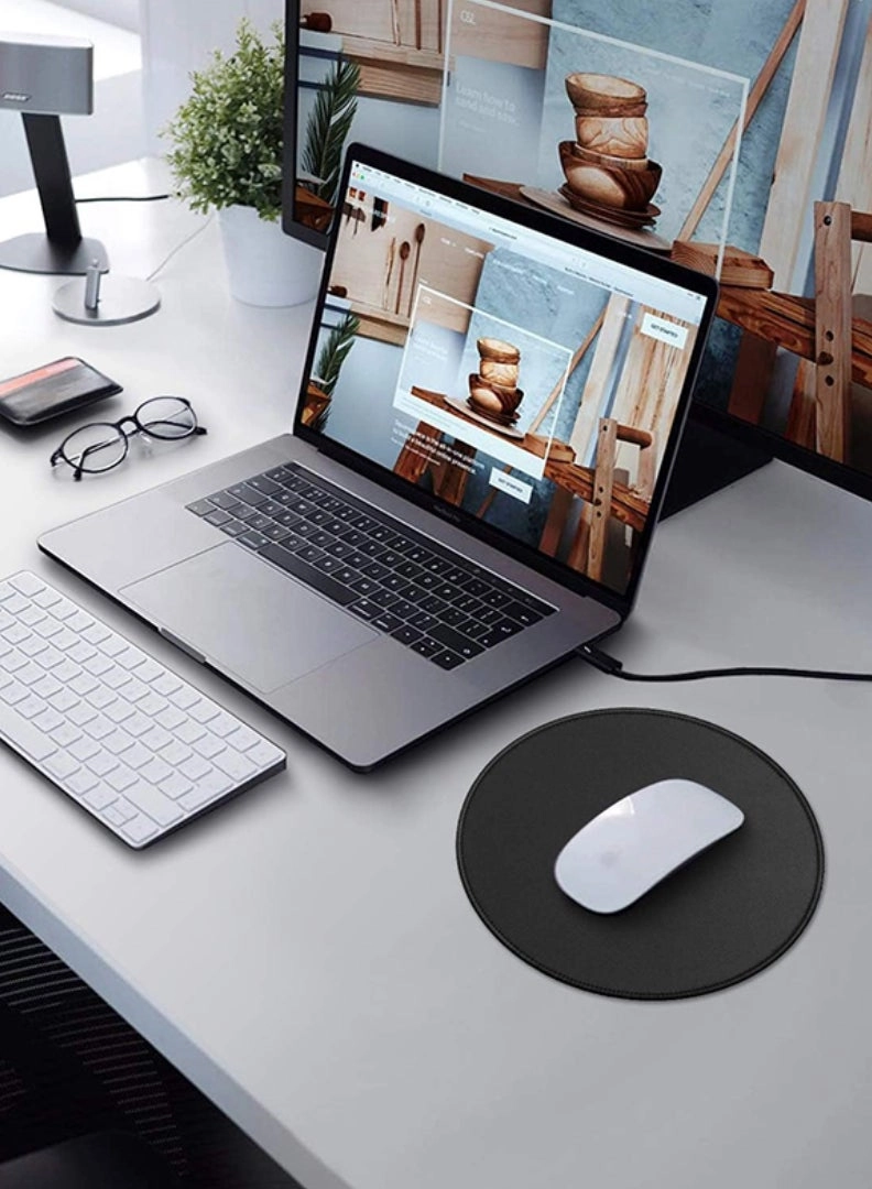 Round Lycra Cloth Gaming Mouse Pad