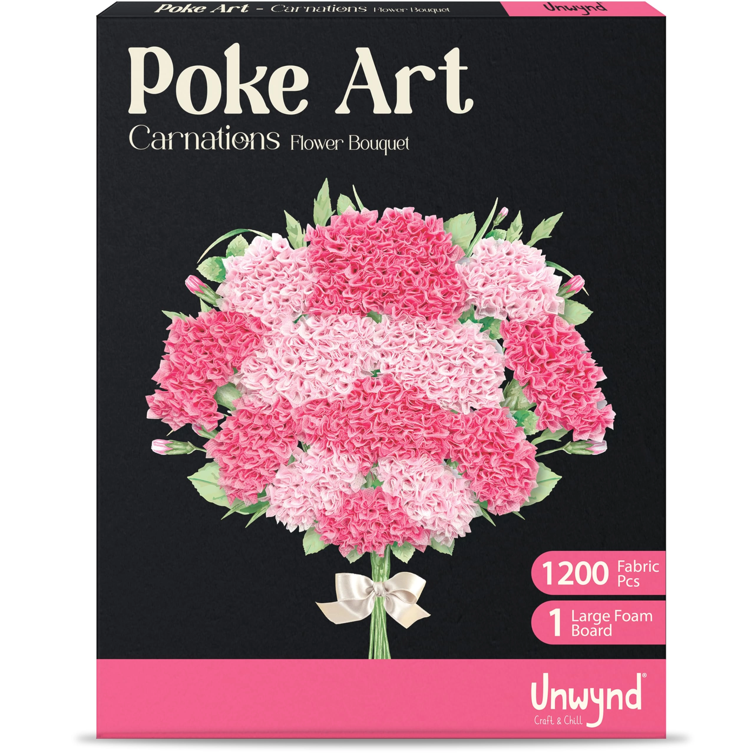 JackInTheBox Toys Private Limited Poke Art Carnations Flower