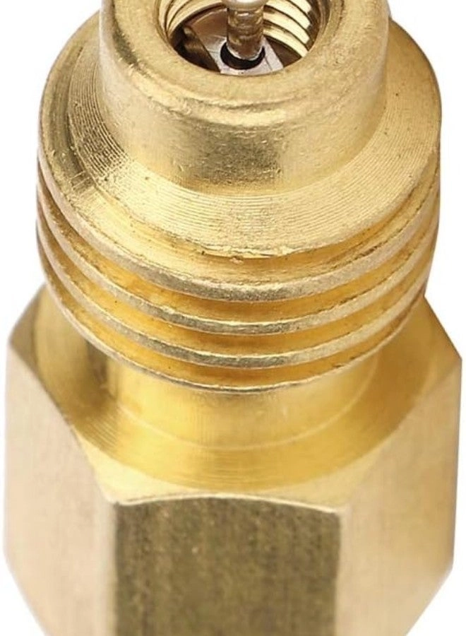 klarako Adapter Connector - 1/4SAE Female to 1/2ACME Male R134A Car
