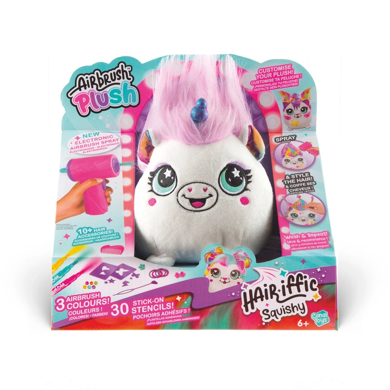 Canal Toys Hair'iffic Squish Pal Airbrush Plush Kit - 6+ years