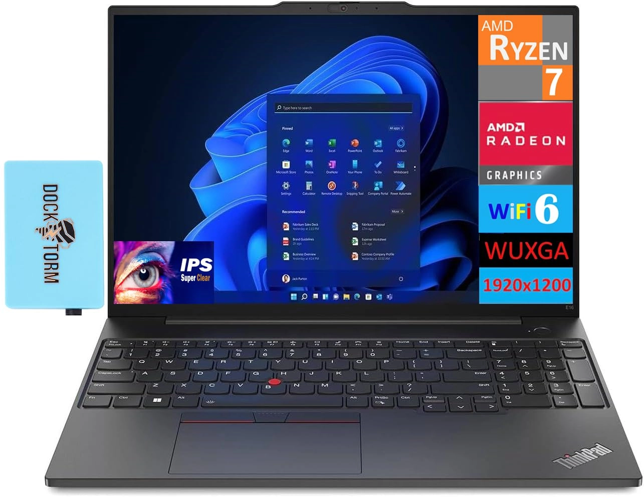 ThinkPad E16 - 16'' Ryzen 7 7730U 16GB DDR4 512GB SSD
