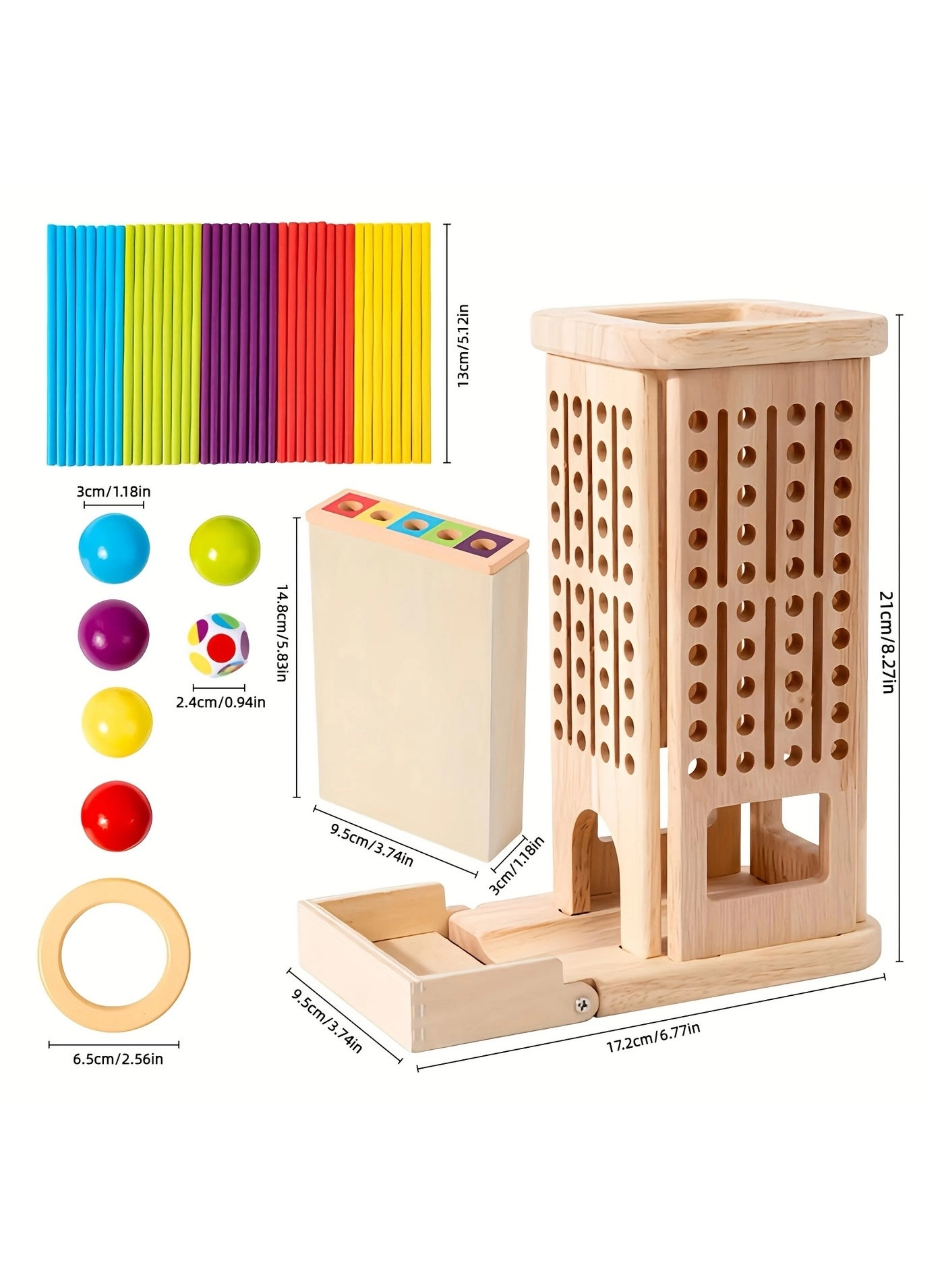 3-10-1 Wooden Board Game - 3+ Years 1 pieces