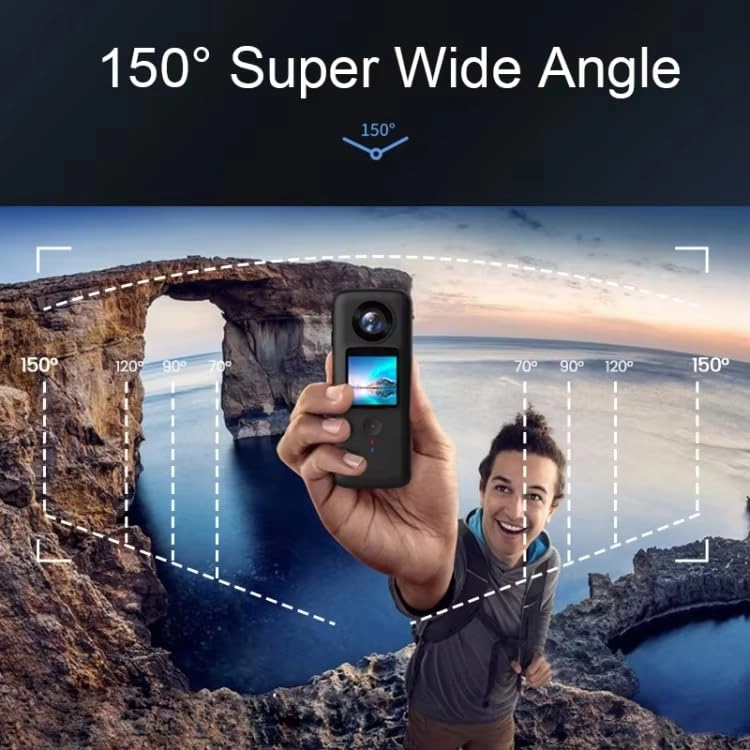 Dual Screen Hand-Held Action Camera - 4K 30FPS