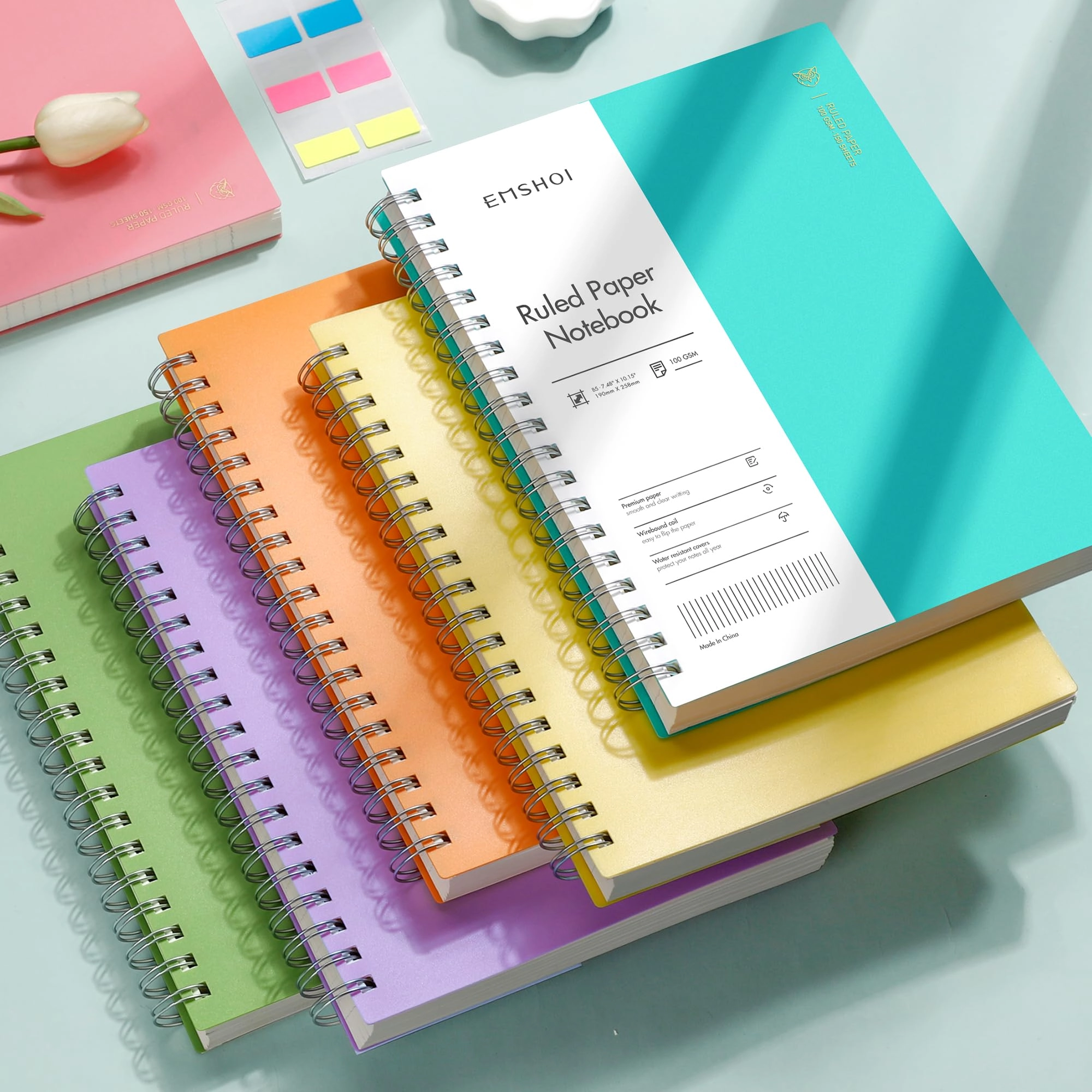 Notebook B5 Spiral - Lined 150 Sheets