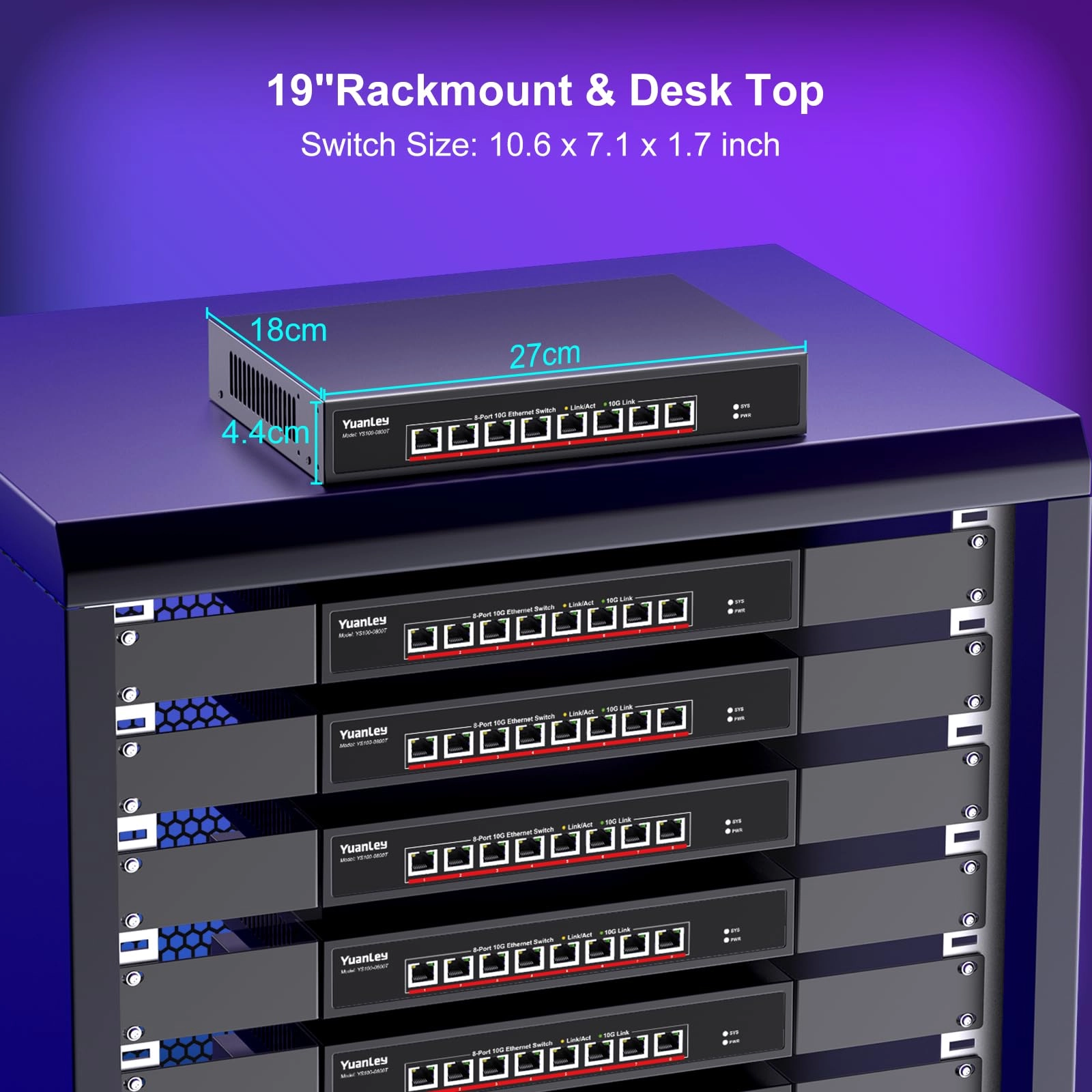 8 Port 10G Switch 8-Ports