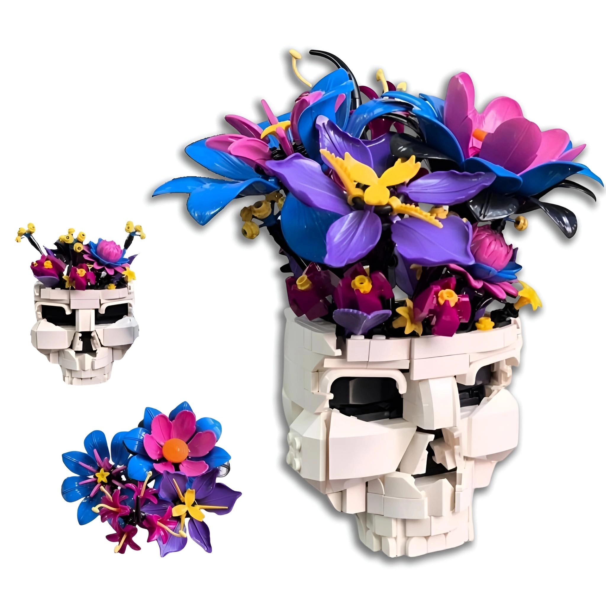 SymGrpu Skull Flowers - skulls 510 pcs