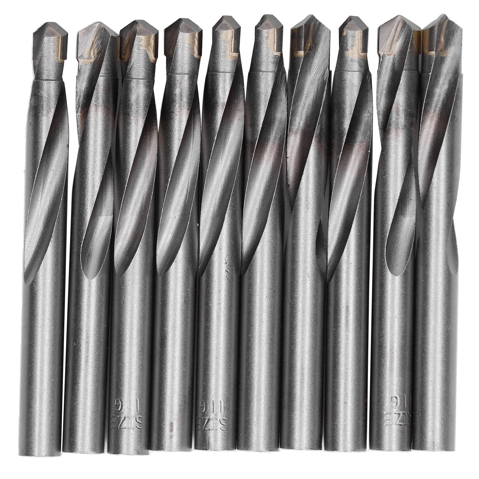 Srliya Straight Shank Twist Drill Bit - 10pc Tungsten Steel 11mm