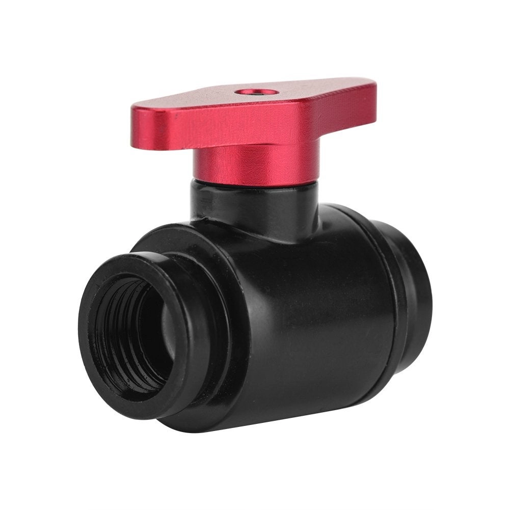 FM YGNS - Mini Water Cooling Valve G1/4" Thread Red Handle