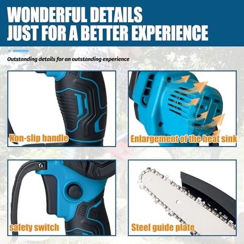 Mini Chainsaw - 6-Inch 18V Cordless