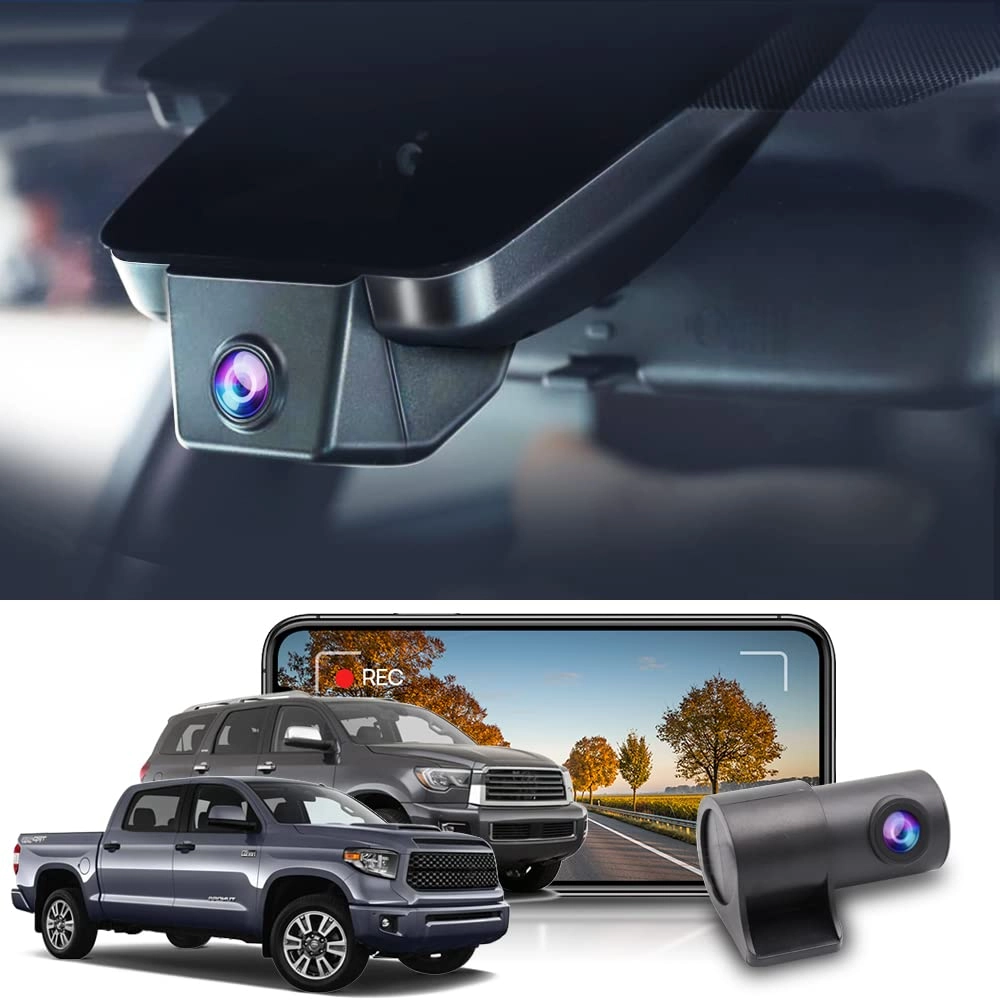 Dash Cam 2160 X 1080 pixels for Toyota Tundra 2017-2021 & Sequoia 2017-2022